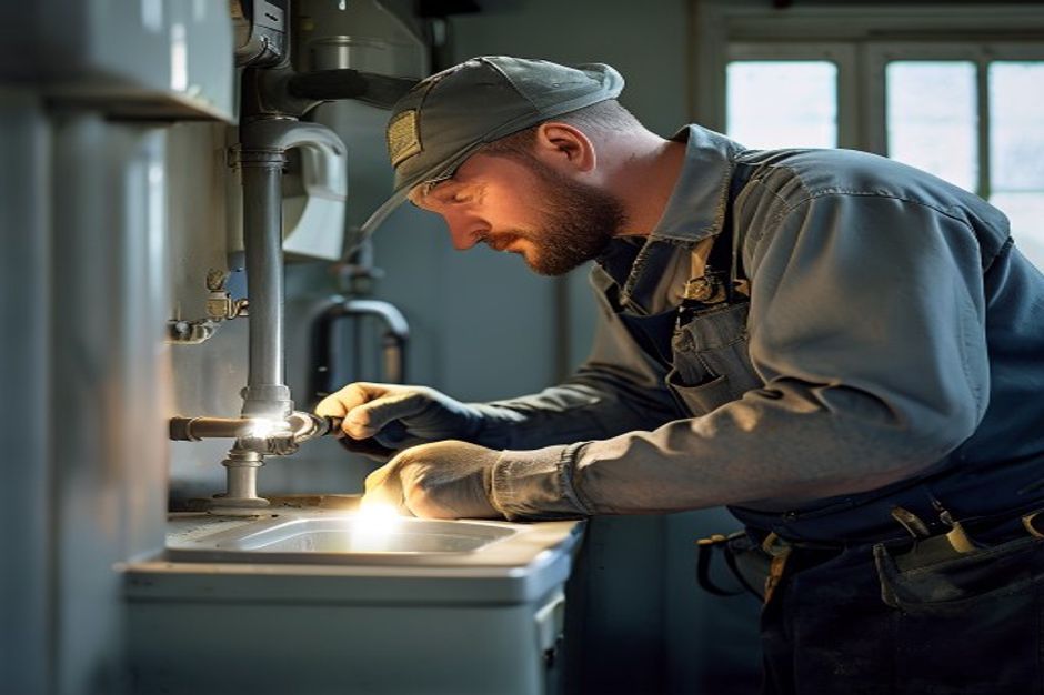 Sewer Surgeon plumber at work in Kansas City